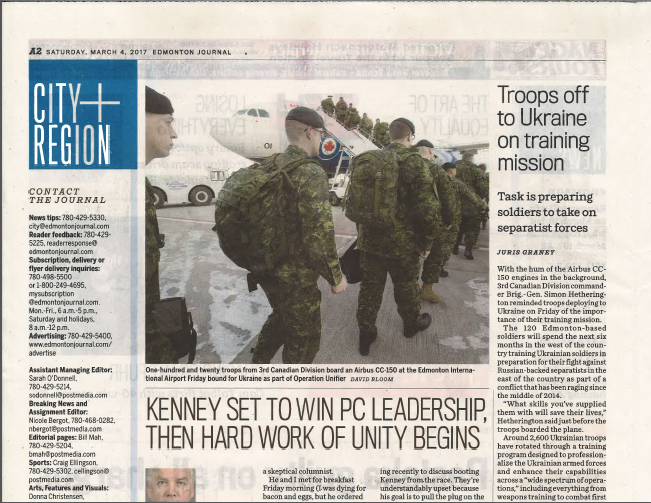 EFC in the Edmonton Journal